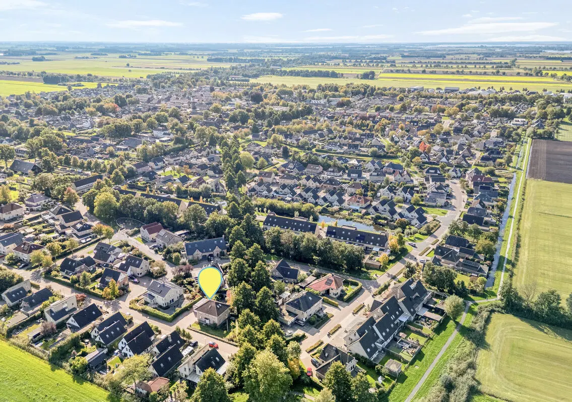 Luchtfoto van Nijeveen
